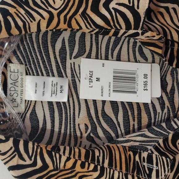 L.Space Avalon Animal Print Cover up Dress - Picture 6 of 9